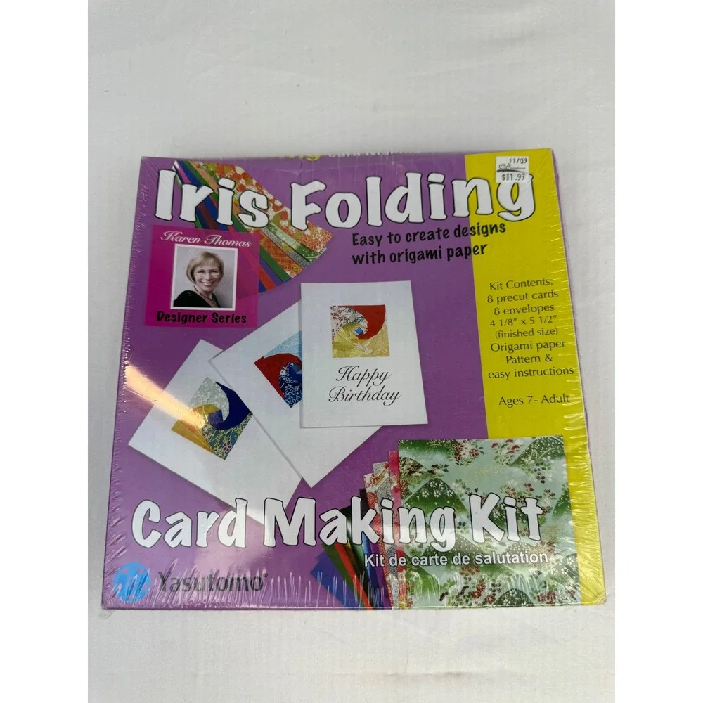 Iris Folding Card Making Kit Lot 460 Cards‎ Compendium Book Yasutomo Foil Paper